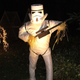 Illustration for article titled emStar Wars/em made entirely out of scarecrows wins best Halloween lawn on this Earth